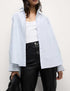 Marks & Spencer "Pure Cotton Striped Collared Shirt"